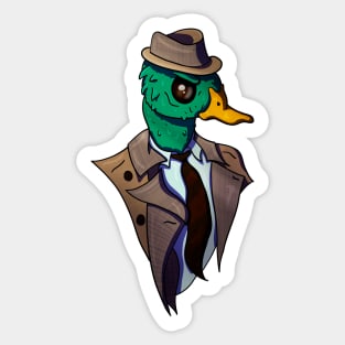 Duck detective Sticker